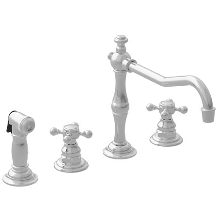 NEWPORT BRASS Kitchen Faucet With Side Spray in Satin Nickel (Pvd) 943/15S